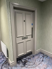 34- Bathroom door and frame