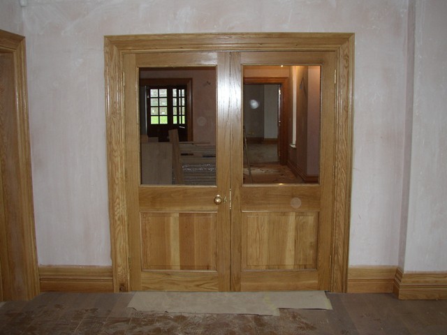 Internal double doors
