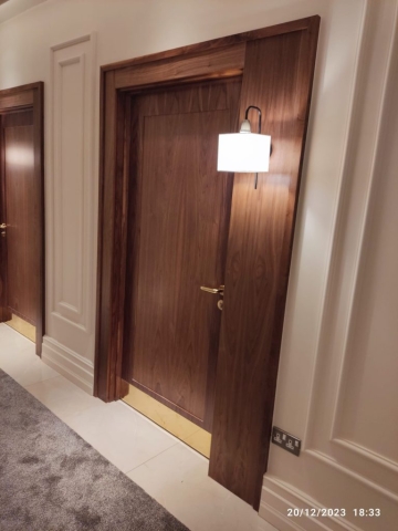Walnut Fire Door