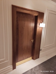 40- Conference room door Walnut door