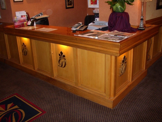 Reception desk