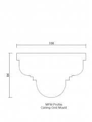 MFM Profile Ceiling Grid Mould MFM Profile Ceiling Grid Mould